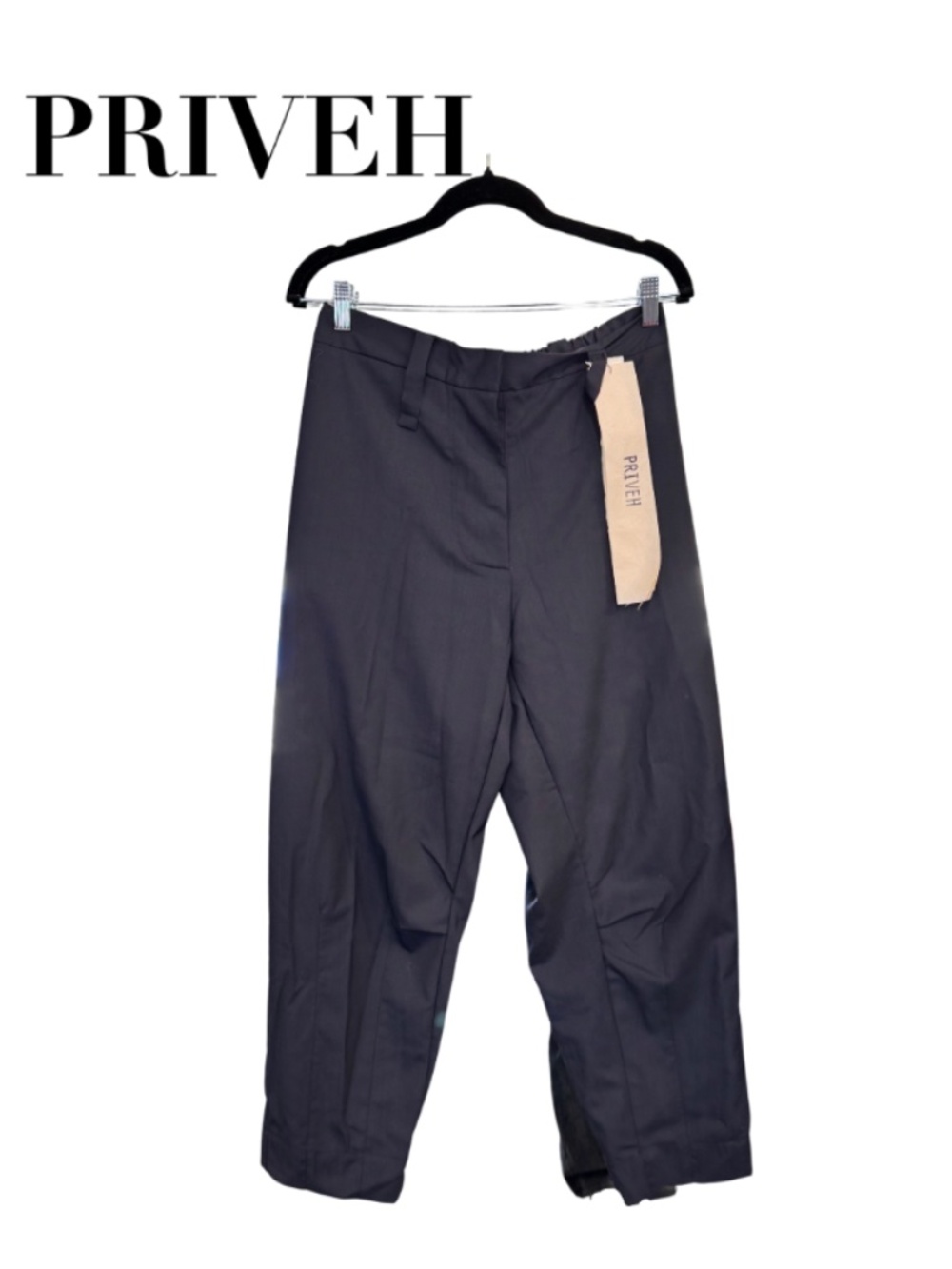 Priveh Wool Button Down Pants